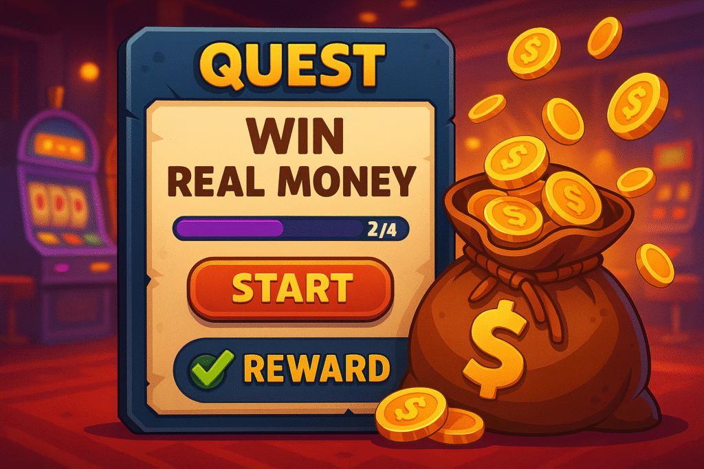 Mission: Win Real Money – Casino-Quests für die Gamer-Generation